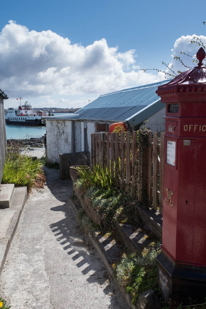 Iona post office and ferry