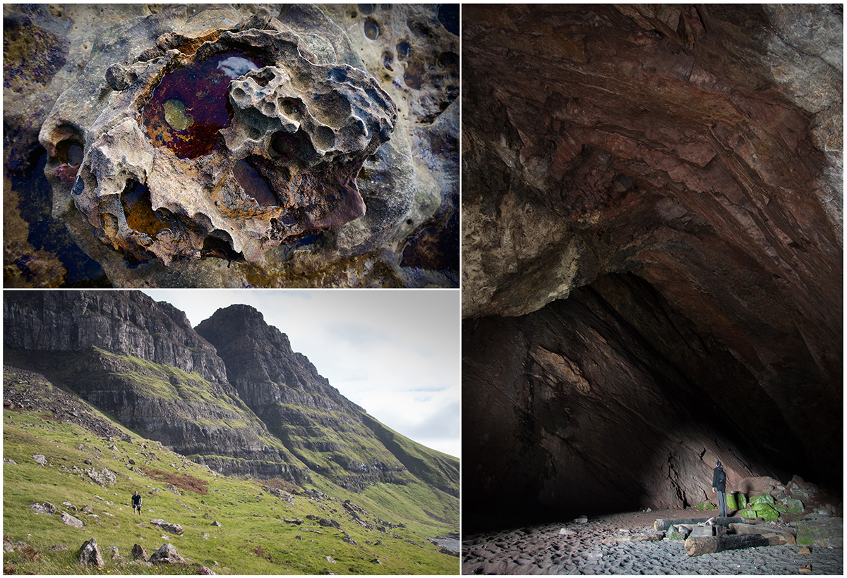 Geology of MacKinnon's Cave and Ardmeanch, Mull