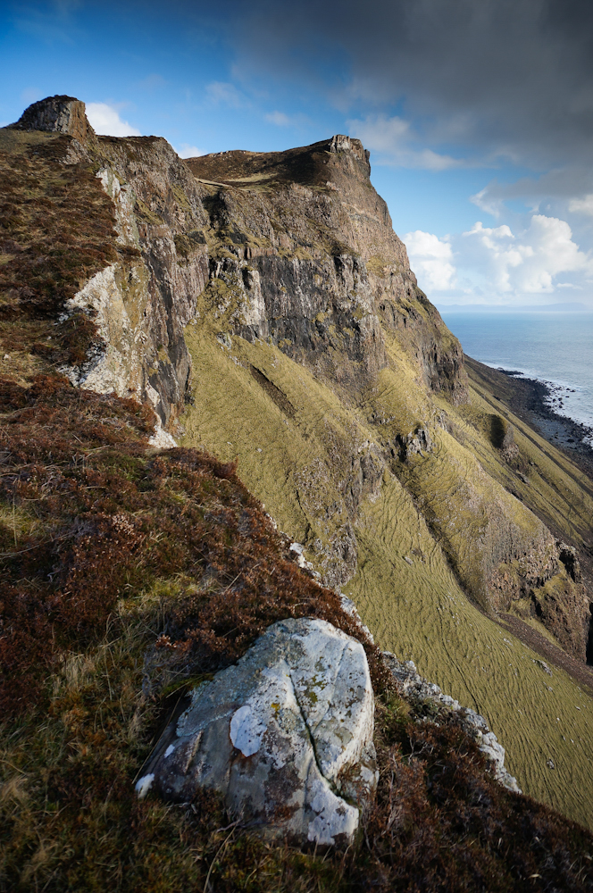 Steep hillsides around Carsaig