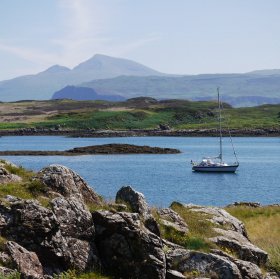Isle of Ulva with Ben More beyond