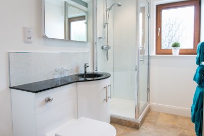 The ensuite bathroom for the double