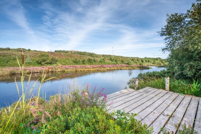 Discover this pier and loch in the grounds of Mucmara Lodge