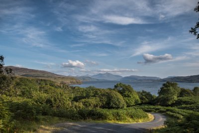 Road along Mull's north west coast
