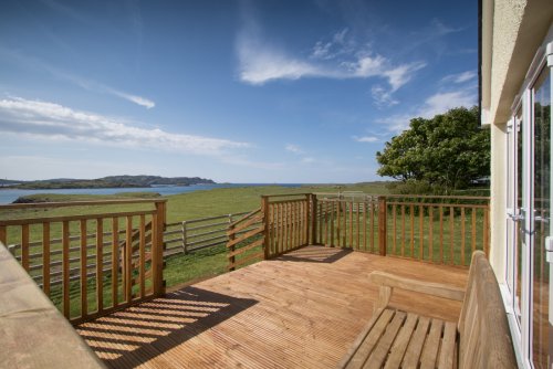 Take in the views from the timber decking