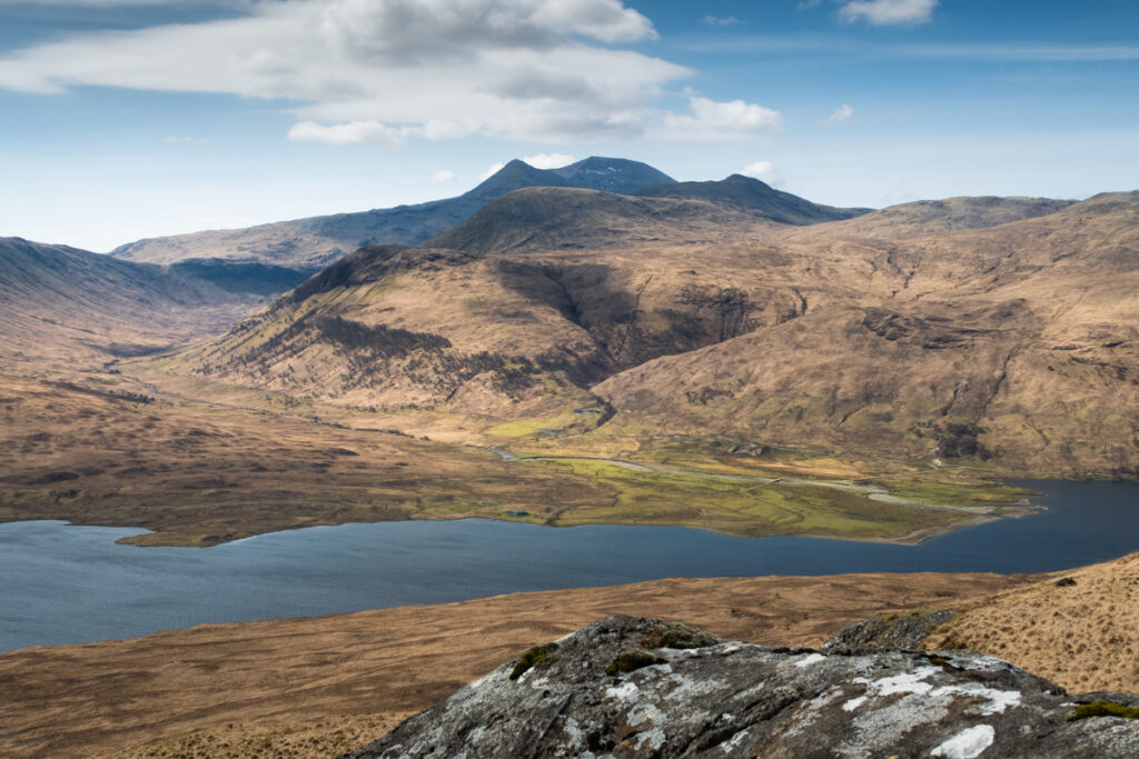 Loch Ba and reflections of mountains