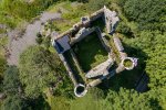 Looking down on Moy Castle at Lochbuie