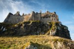 Looking up at the impressive walls of Duart Castle