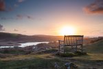 Enjoy the views from this bench near Kilmore standing stones