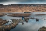 Looking across Loch Sguabain to the Crannog