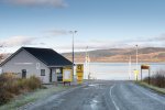 The Fishnish Ferry Terminal with cafe, a good stopping point for a drink or snack