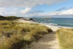The west coast of Iona, quiet with expansive beaches and sea views