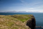Looking back towards the Isle of Mull from the top of Staffa