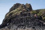 The steps that lead to the top of Staffa