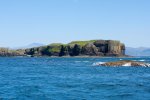 Staffa as you approach from the sea