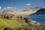 Columnar basalt on Ulva's south coast