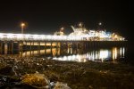 The ferry at night