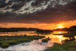 Sunset over Loch Cuin