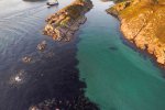 The Iona ferry heading by Fionnphort