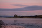 Looking across Duart bay at Sunset