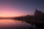 Sunset over Loch Pottie on the Ross of Mull