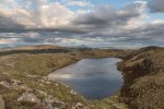 The lochan in it's crater at the summit