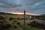 Sunset at the end of then Treshnish headland walk