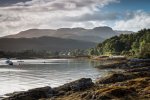 Heading back along the coast of Salen bay