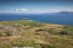 The view over northern Iona with Mull beyond from the summit of Dun I