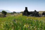 Ruined cottages at Ormaig on Ulva's southern side
