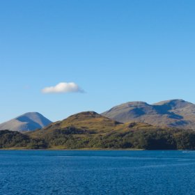 Looking across Loch Spelve from Croggan in Mull's south eastern corner