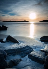 Traigh na bhan sgurra on the south coast of the Ross of Mull