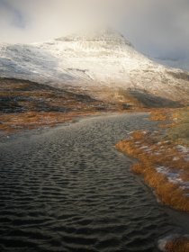 Lochan Am binnein on Ben More's southern flank