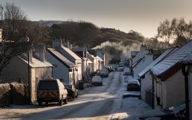 Dervaig under winter snow