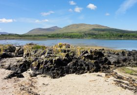 Duart beach just near the castle