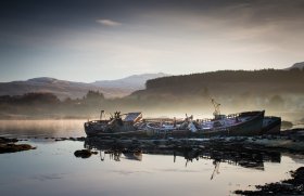 Fishing boats near Salen 