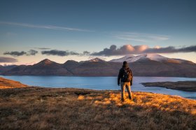 Breathtaking views toward Mull's Ben More range