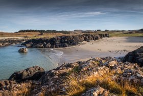 Langamull beach on the island's north coast