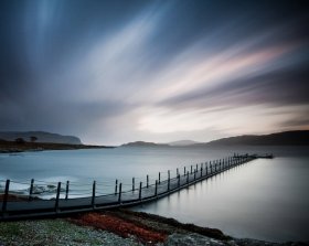 Pontoon in Loch na Keal