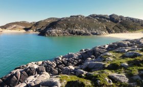 Market bay on the north coast of the Ross of Mull