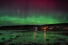 Northern lights above Dervaig