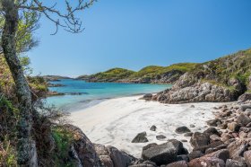 Secret beach in Mull's south