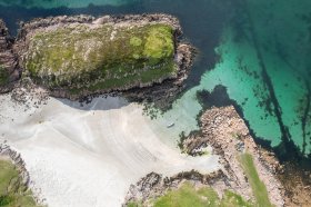 Hidden coves and island's around the Isle of Mull