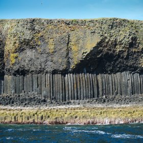 Columnar basalt on Staffa