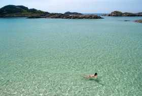 Swimming  at Knockvologan