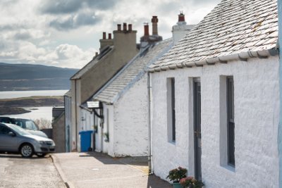 On street parking besides the cottage