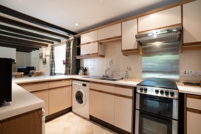 The kitchen is well-equipped to self-cater with ease