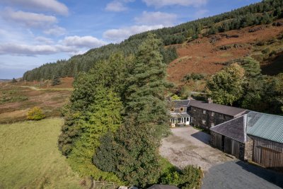 The stunning setting of Achnacraig deep into Glen Bellart