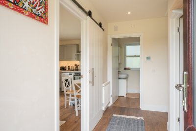 Arriving at Aird Ghlas with roomy entrance hall