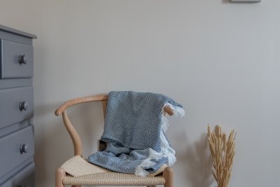 Beautiful artworks pepper the property