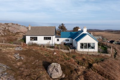An Taigh Cuil (left) and the adjoining owner's residence (right)